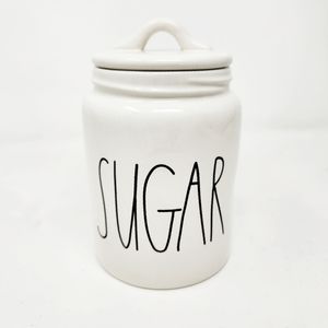 Rae Dunn Artisan Collection by Magenta Classic White Sugar Canister Small